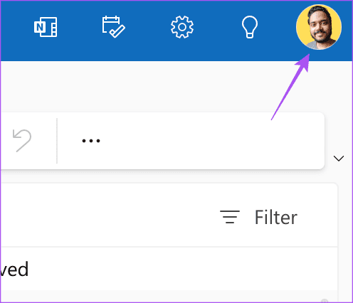 profile-icon-outlook-web-1 كيفية تغيير كلمة مرور Outlook على الهاتف المحمول وسطح المكتب والويب