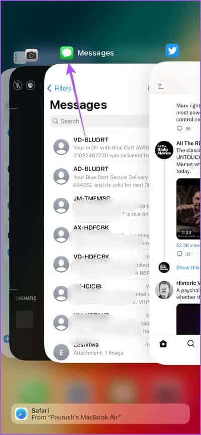 remove-messages-from-background-iphone-710x1536-1 أفضل 9 إصلاحات لعدم ظهور أسماء جهات الاتصال في iMessage على iPhone