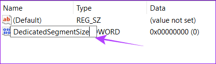 rename-it-to-deedicated-segment-size 4 طرق لزيادة ذاكرة الوصول العشوائي للفيديو (VRAM) في Windows