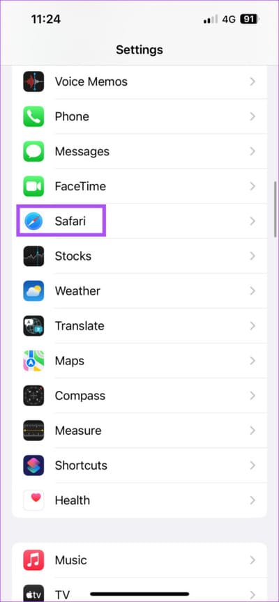 safari-settings-iphone-474x1024-1 كيفية تغيير محرك البحث الافتراضي في Safari على iPhone و iPad و Mac