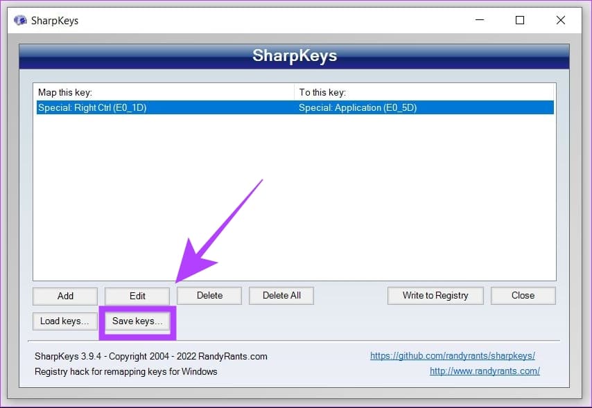save-key-remappings طريقتان لإعادة تعيين مفاتيح لوحة المفاتيح في Windows 11