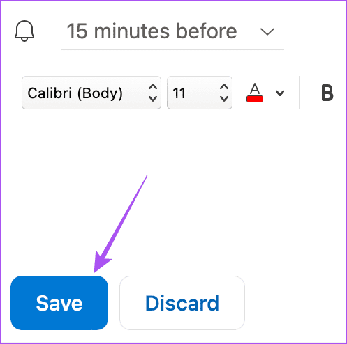 save-reminder-outlook-mac كيفية إضافة تذكيرات إلى تقويم Outlook على الهاتف المحمول وسطح المكتب