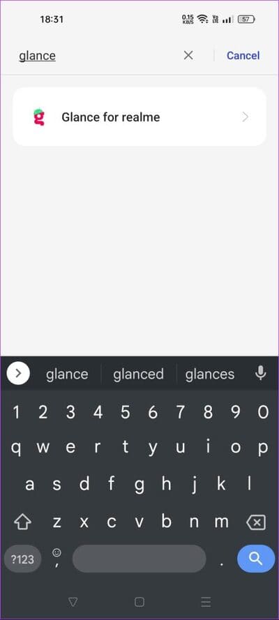 search-glance-for-realme-461x1024-1 كيفية إيقاف تشغيل شاشة القفل الديناميكي (أو GLANCE ) على Android