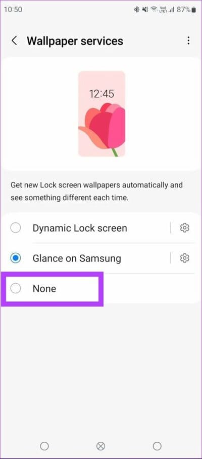 select-none-1-452x1024-1 كيفية إيقاف تشغيل شاشة القفل الديناميكي (أو GLANCE ) على Android