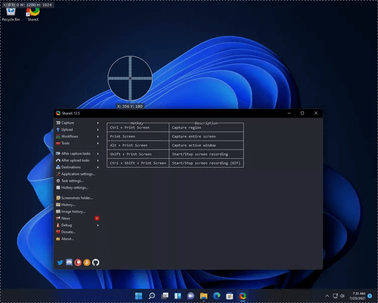 sharex-screen-recording-80daef42e42f43ccaa8086b470a0bd14 كيفية تسجيل الشاشة في Windows على جهاز كمبيوتر محمول