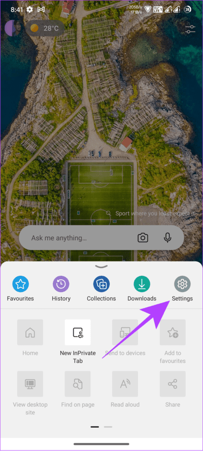 tap-Edge-settingsd كيفية الحصول على ChatGPT و Bing Chat على هواتف Android