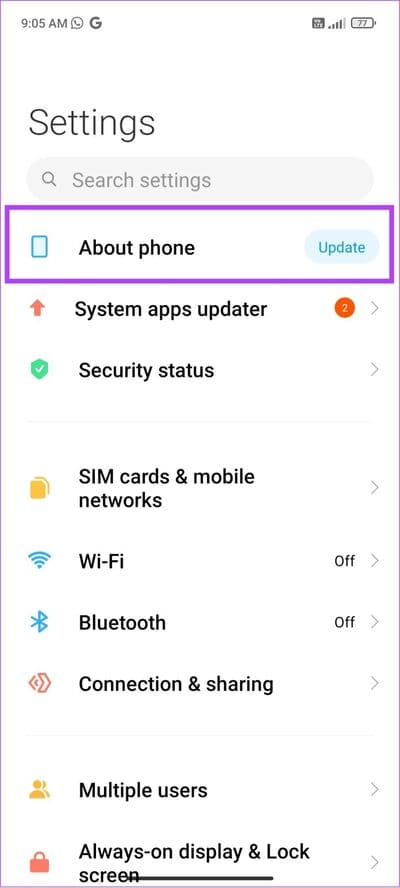 tap-about-phone-in-xiaomi-692x1536-1 4 طرق للحصول على رموز تعبيرية جديدة على Android