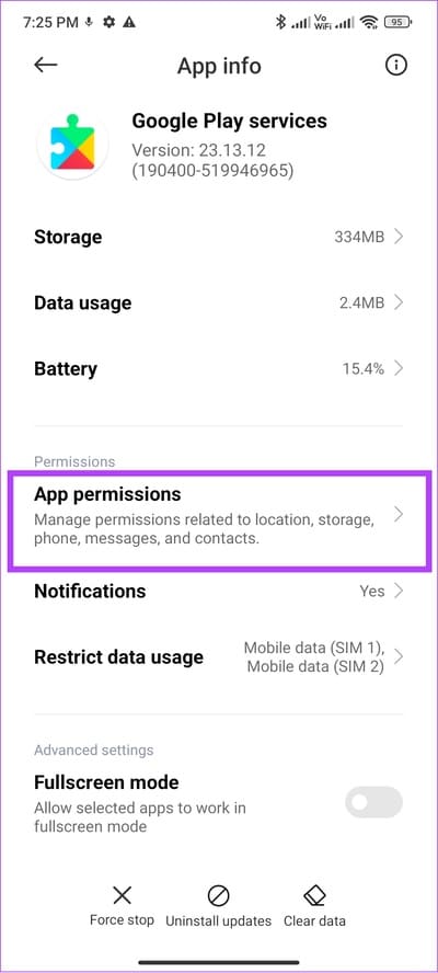 tap-app-permissions 12 طريقة لإصلاح مشكلة "حدث خطأ ما" في Play Store