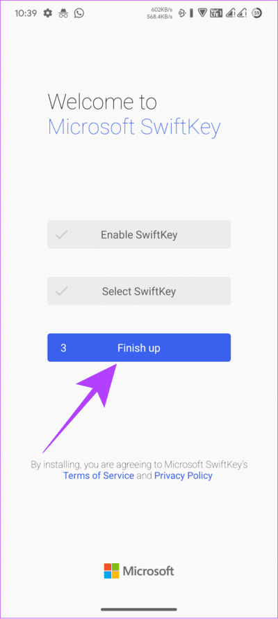 tap-finish-up-to-complete-the-process-1 كيفية الحصول على ChatGPT و Bing Chat على هواتف Android