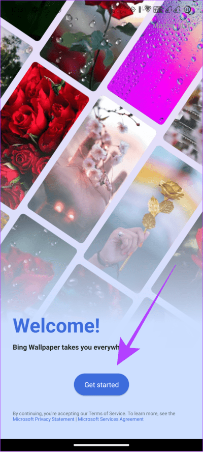tap-get-started-1 كيفية الحصول على ChatGPT و Bing Chat على هواتف Android