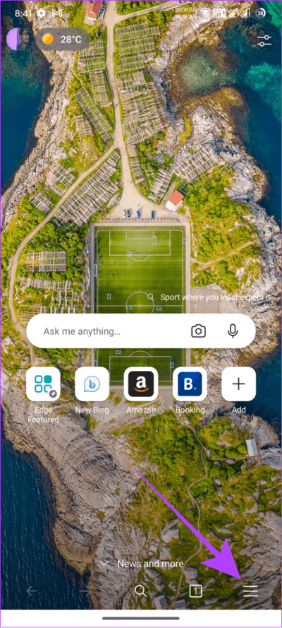 tap-hamburger-menu-461x1024-1 كيفية الحصول على ChatGPT و Bing Chat على هواتف Android