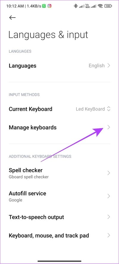 tap-manage-keybaords 4 طرق للحصول على رموز تعبيرية جديدة على Android