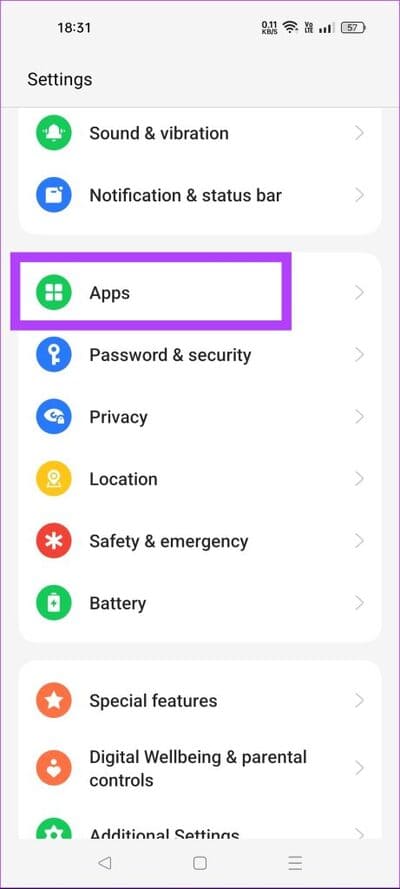tap-on-apps-2-461x1024-1 كيفية إيقاف تشغيل شاشة القفل الديناميكي (أو GLANCE ) على Android