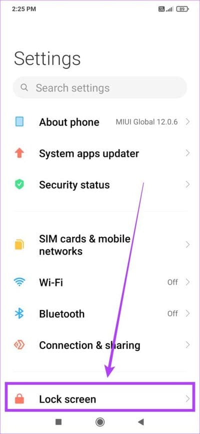 tap-on-lock-screen كيفية إيقاف تشغيل شاشة القفل الديناميكي (أو GLANCE ) على Android