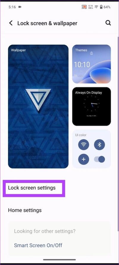 tap-on-lokc-screen-settings-461x1024-1 كيفية إيقاف تشغيل شاشة القفل الديناميكي (أو GLANCE ) على Android