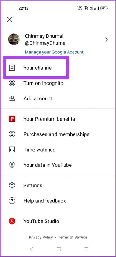 tap-on-your-channel-694x1536-1 كيفية حذف مقاطع الفيديو على YouTube: دليل خطوة بخطوة