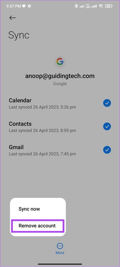 tap-remove-account 12 طريقة لإصلاح مشكلة "حدث خطأ ما" في Play Store