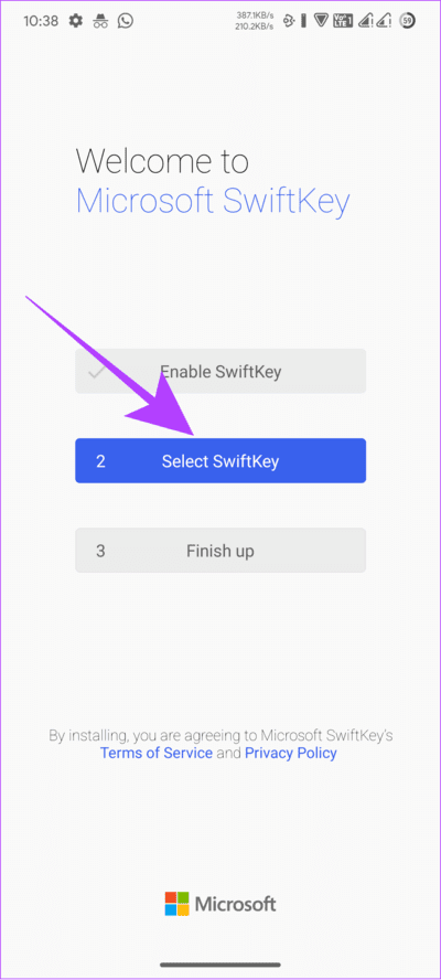 tap-select-swiftkey-2 كيفية الحصول على ChatGPT و Bing Chat على هواتف Android