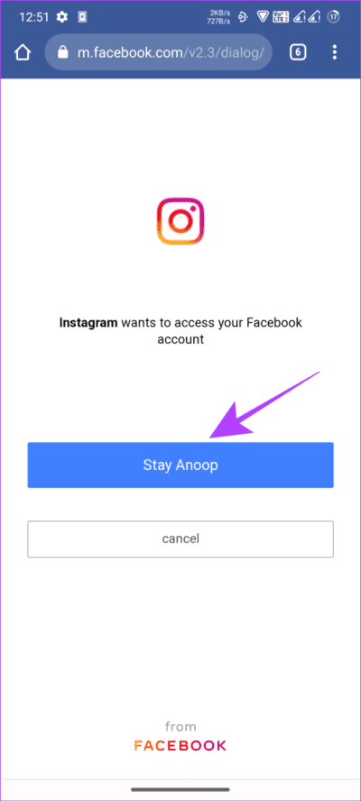tap-stay-account-name-461x1024-1 كيفية تغيير كلمة مرور Instagram على Android و iPhone وسطح المكتب