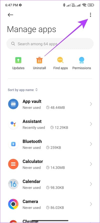 tap-the-three-dots-on-the-top-rigth-corner-1 12 طريقة لإصلاح مشكلة "حدث خطأ ما" في Play Store