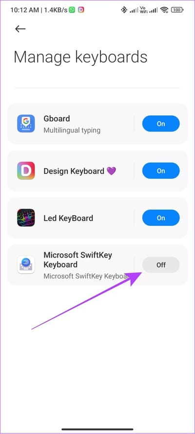 turn-on-the-kyabord-you-want-to-use-on-your-android-phone 4 طرق للحصول على رموز تعبيرية جديدة على Android