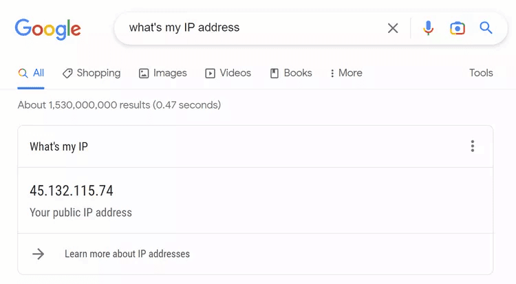 whats-my-ip-google-0c2db49dfa084c26a9806f42234a612e كيفية البحث عن عنوان IP في Windows