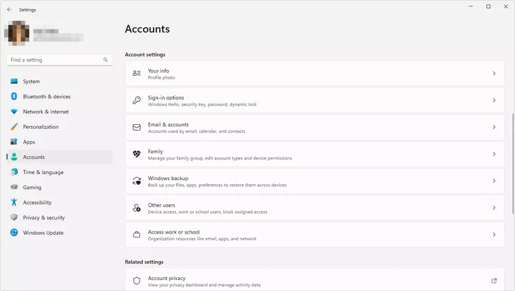 windows-11-user-account-settings-562ea6cc48b640ecbb4e0c2899c4cf27 دليلك لإعدادات حساب المستخدم في Windows 11
