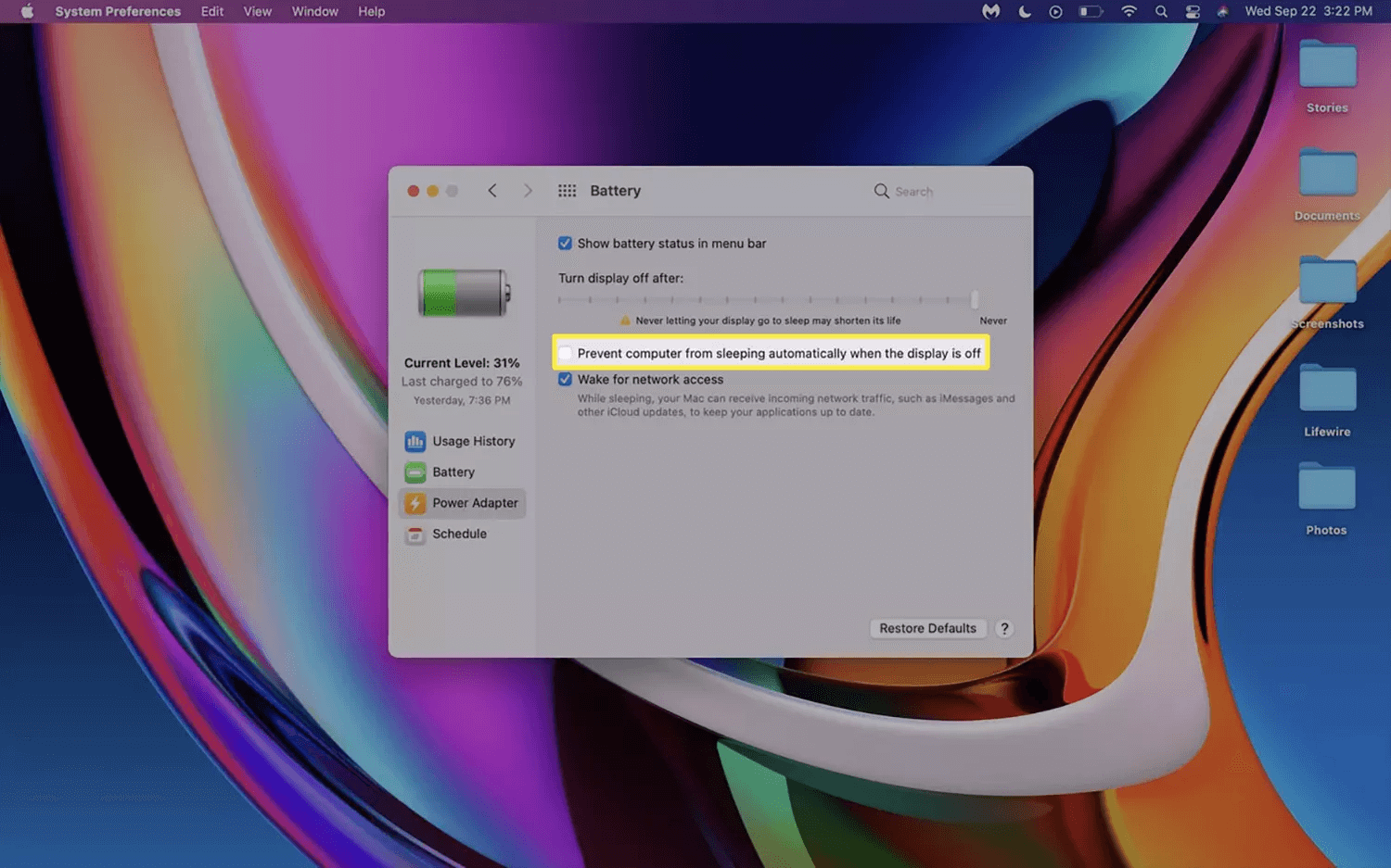 006_prevent-macbook-from-sleeping-when-lid-is-closed-5203069-17e72f1f27a841a2b500dee73546c20d كيفية منع MacBook من السكون عند إغلاق الغطاء
