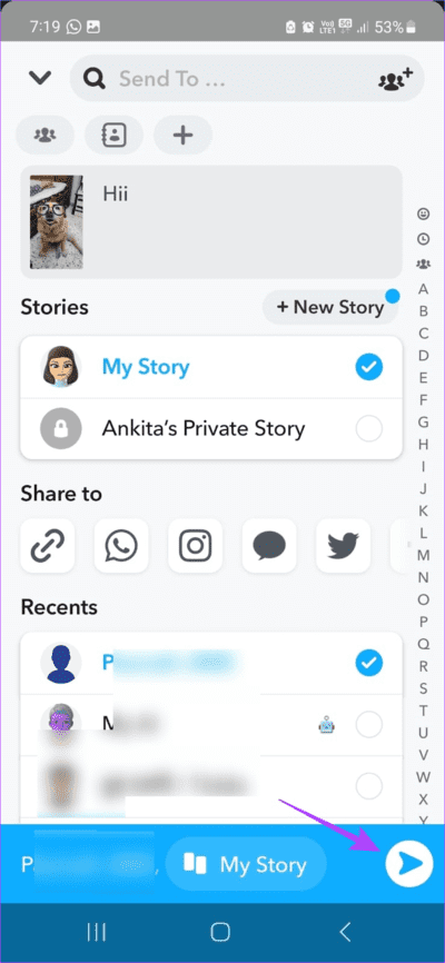 Add-Camera-Roll-Photos-to-Snapchat-Story-10 كيفية إضافة صور ألبوم الكاميرا إلى قصة Snapchat