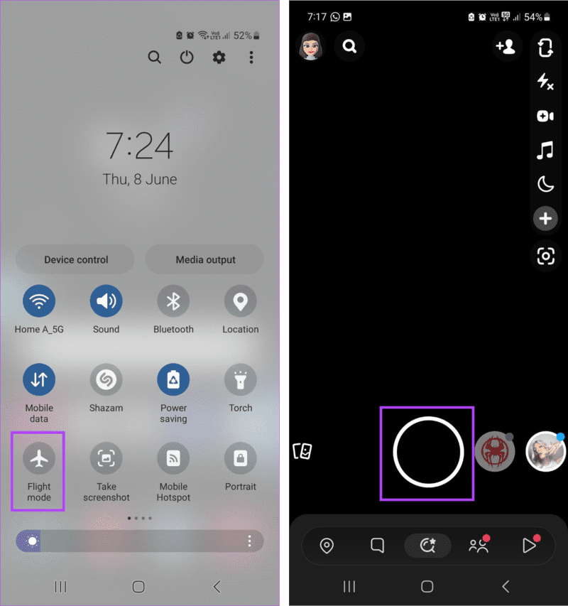 Add-Camera-Roll-Photos-to-Snapchat-Story-11 كيفية إضافة صور ألبوم الكاميرا إلى قصة Snapchat