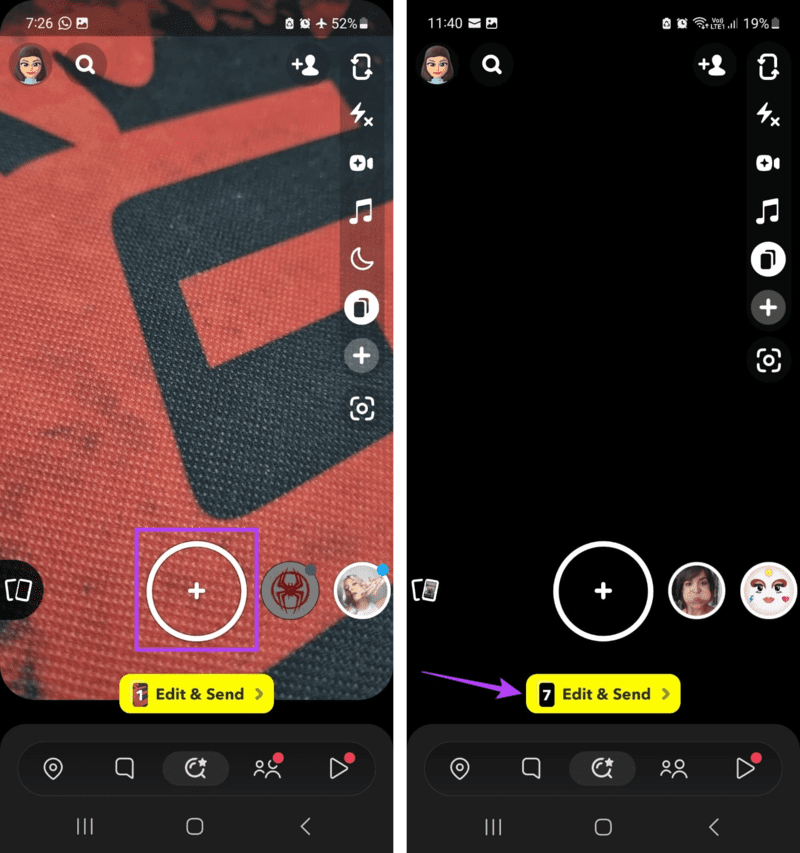 Add-Camera-Roll-Photos-to-Snapchat-Story-22 كيفية إضافة صور ألبوم الكاميرا إلى قصة Snapchat