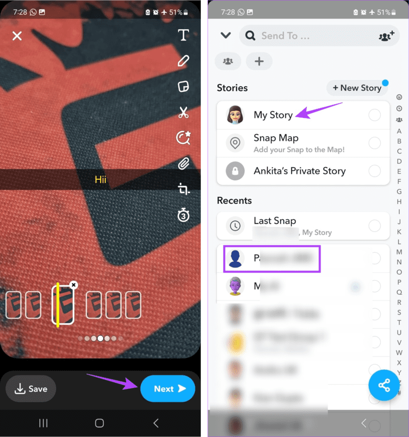 Add-Camera-Roll-Photos-to-Snapchat-Story-26 كيفية إضافة صور ألبوم الكاميرا إلى قصة Snapchat