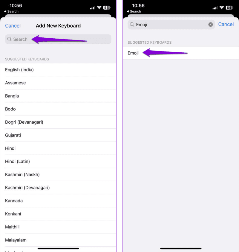 Add-Emoji-Keyboard-on-iPhone-1 أفضل 8 طرق لإصلاح عدم عمل لوحة مفاتيح Emoji التنبؤية على iPhone