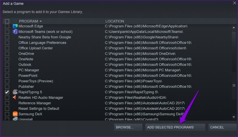 Add-Non-Steam-Games-to-Steam-Library كيفية إضافة أو إزالة ألعاب غير Steam إلى مكتبة Steam