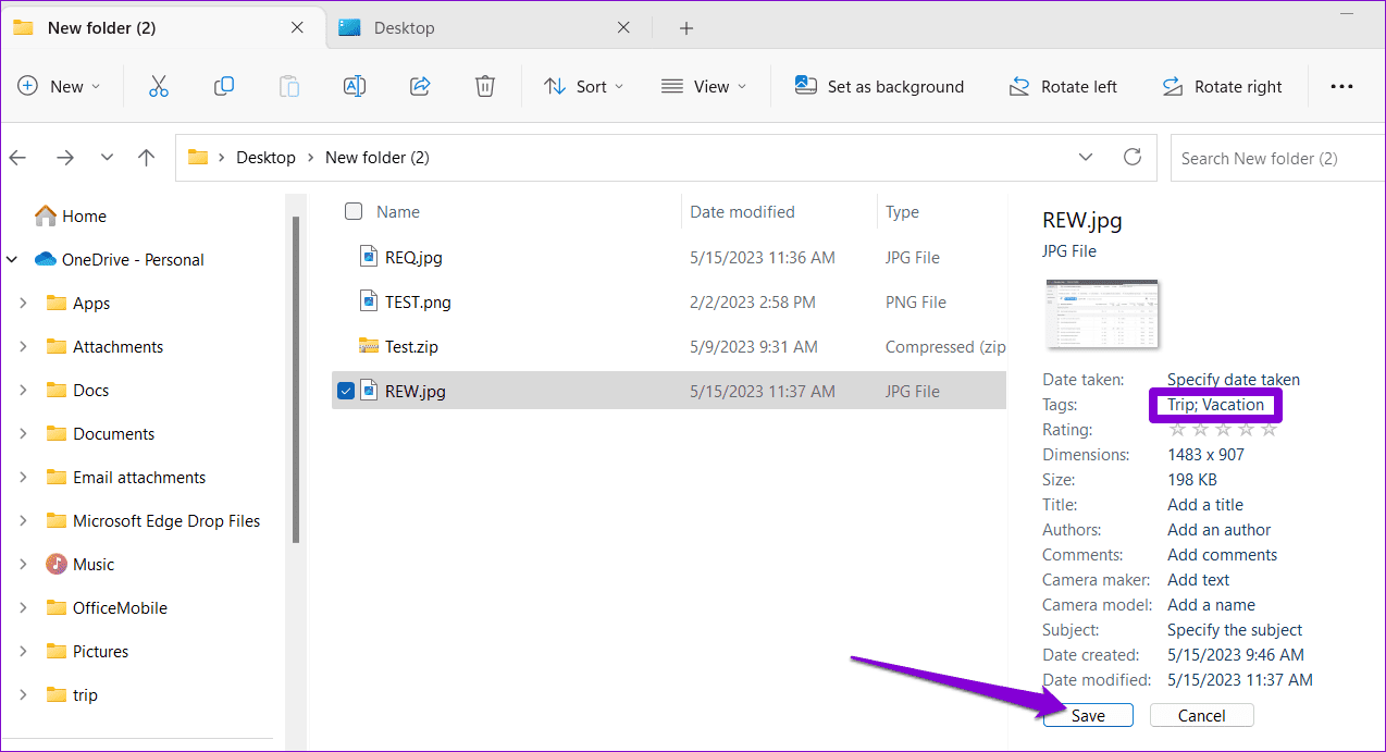 Add-Tags-to-Files-in-Windows كيفية إضافة علامات إلى الملفات للعثور عليها بسهولة في Windows 11