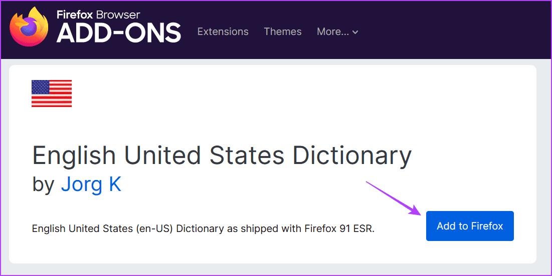 Add-to-Firefox-option أفضل 5 طرق لإصلاح عدم عمل المدقق الإملائي لـ Mozilla Firefox في Windows 11