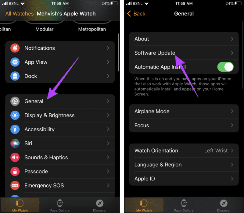 Apple-Watch-Update-Sotware كيفية اختبار اتصال لسماع رنين Apple Watch من iPhone والعكس بالعكس