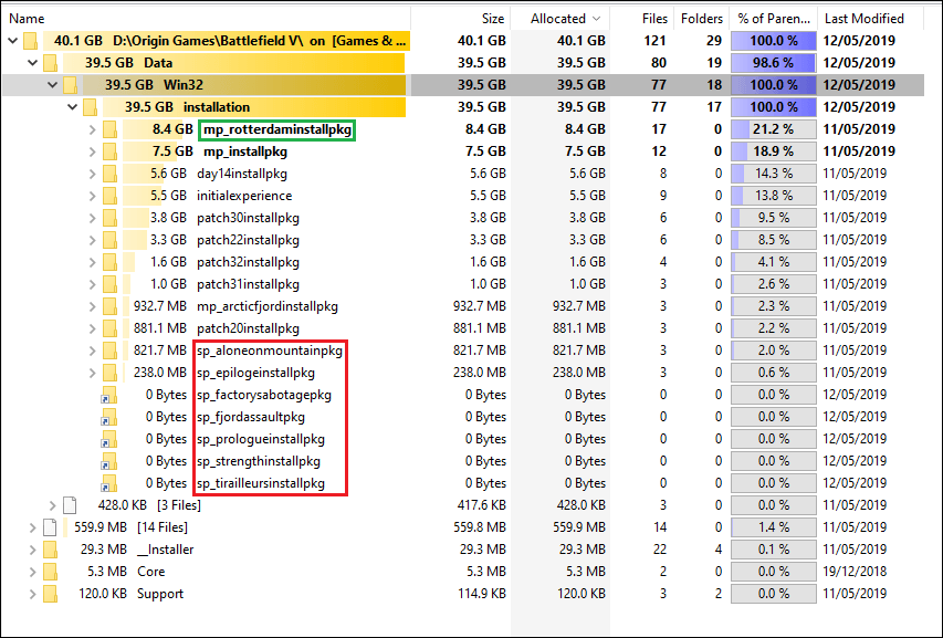 BFV_File_Names_4d470f76dc99e18ad75087b1b8410ea9 كيفية توفير المساحة المستخدمة بواسطة ألعاب Windows 10 Symbolic Links