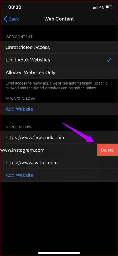 كيفية حظر مواقع الويب في أي متصفح على iOS 13 و iPadOS - %categories