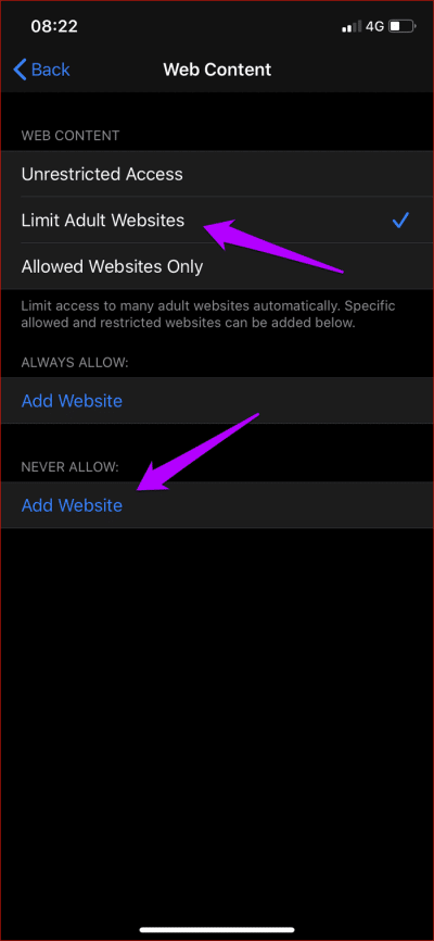 كيفية حظر مواقع الويب في أي متصفح على iOS 13 و iPadOS - %categories