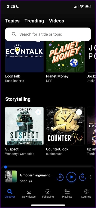 Breaker2 أفضل 7 تطبيقات Podcasts لـ iPhone في عام 2025