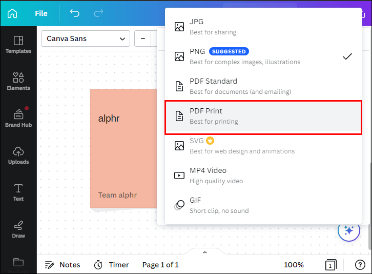 Canva-How-to-Print-for-Free-6 كيفية الطباعة مجانًا في Canva