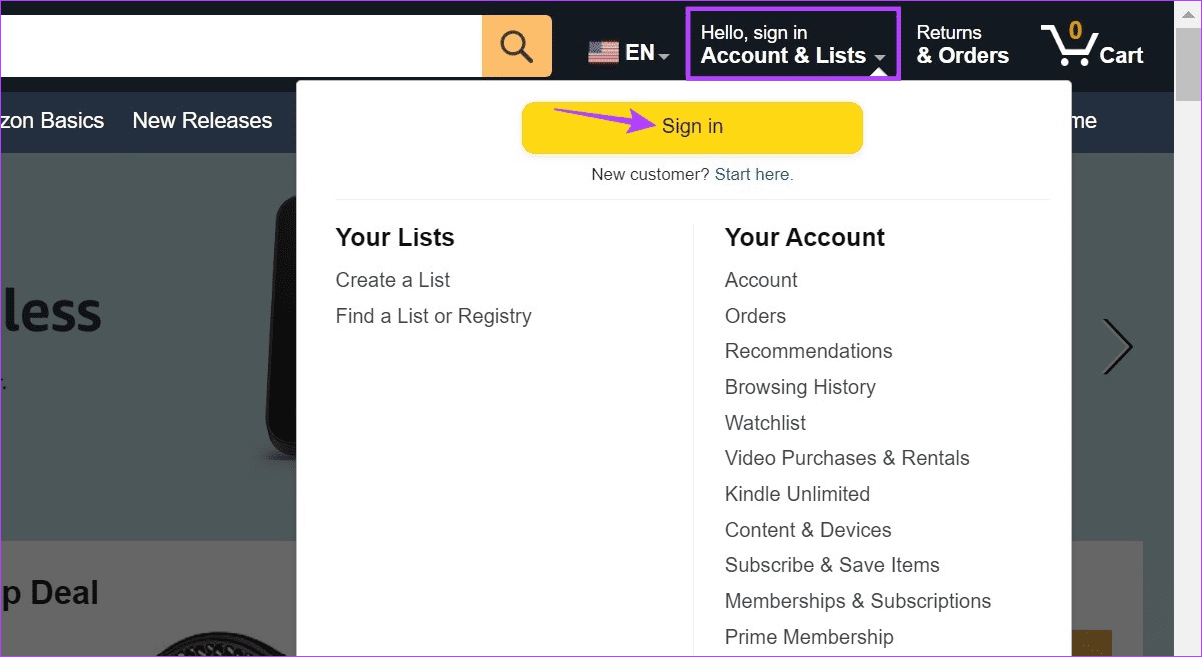 Change-or-Reset-Amazon-Password-1 كيفية تغيير أو إعادة تعيين كلمة مرور Amazon