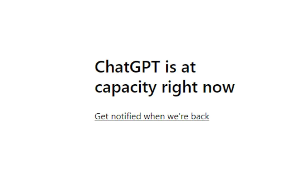 Chatgpt-is-at-capacity-right-now 8 طرق لإصلاح لعدم عمل تسجيل الدخول إلى ChatGPT