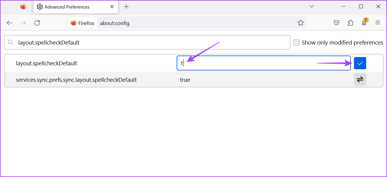 Check-icon أفضل 5 طرق لإصلاح عدم عمل المدقق الإملائي لـ Mozilla Firefox في Windows 11
