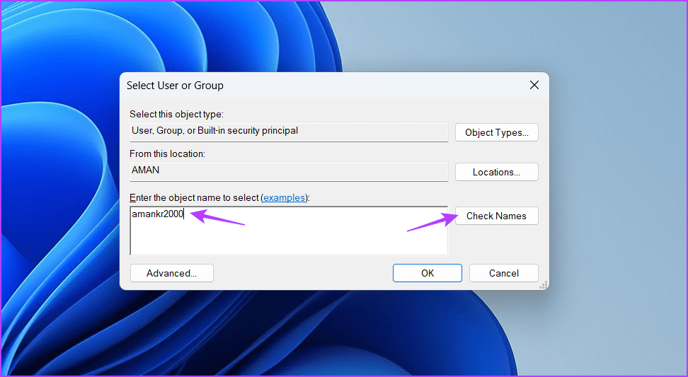 Check-names أفضل 5 طرق لإصلاح خطأ "الدليل ليس فارغًا" في Windows 11