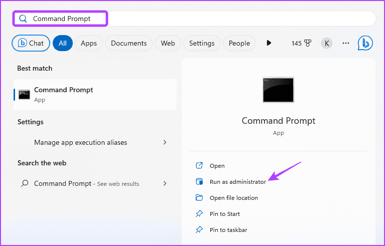 Command-Prompt-1 5 طرق سريعة للإصلاح لا يمكن تغيير خطة الطاقة في Windows 11