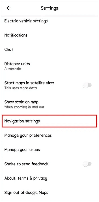 Configure-Avoid-Highway-Settings-Permanently-on-Google-Maps-Using-Android-3 كيفية تجنب الطرق السريعة في Google Maps