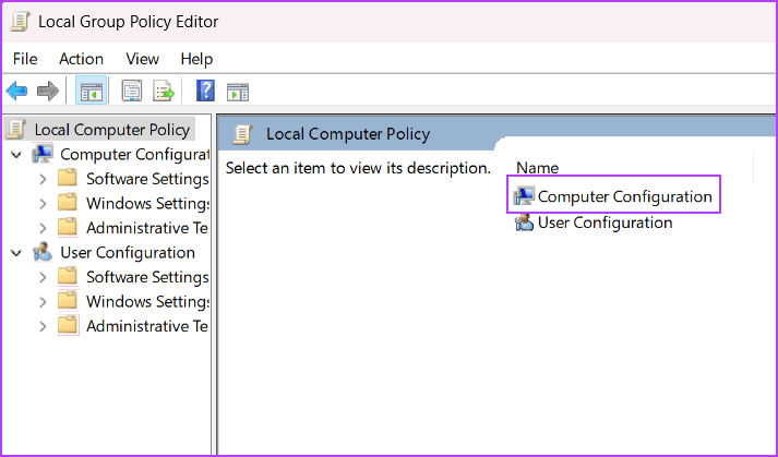 Configure-a-Policy-in-Group-Policy-Editor أفضل 5 طرق لإصلاح خيار "تبديل المستخدم" مفقود من شاشة تسجيل الدخول إلى Windows