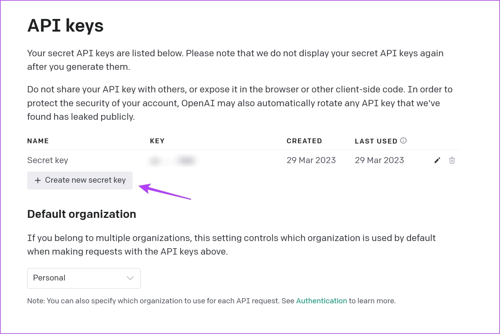 Create-New-Secret-Key-1 ما هو Auto-GPT وكيفية استخدامه مجانًا